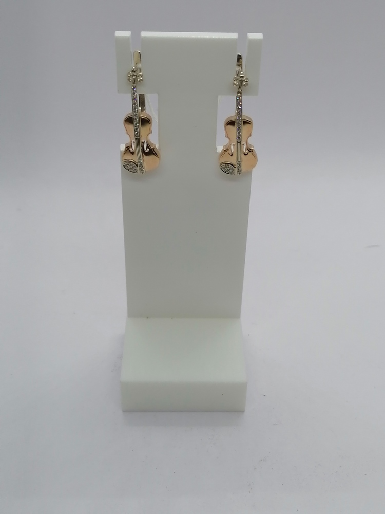 СЕРЬГИ С КАМНЯМИ (Au 585)