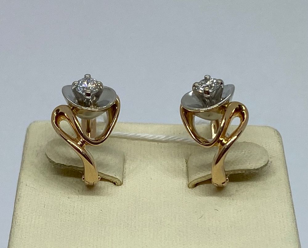 СЕРЬГИ БРИЛЛИАНТ (Au 585)