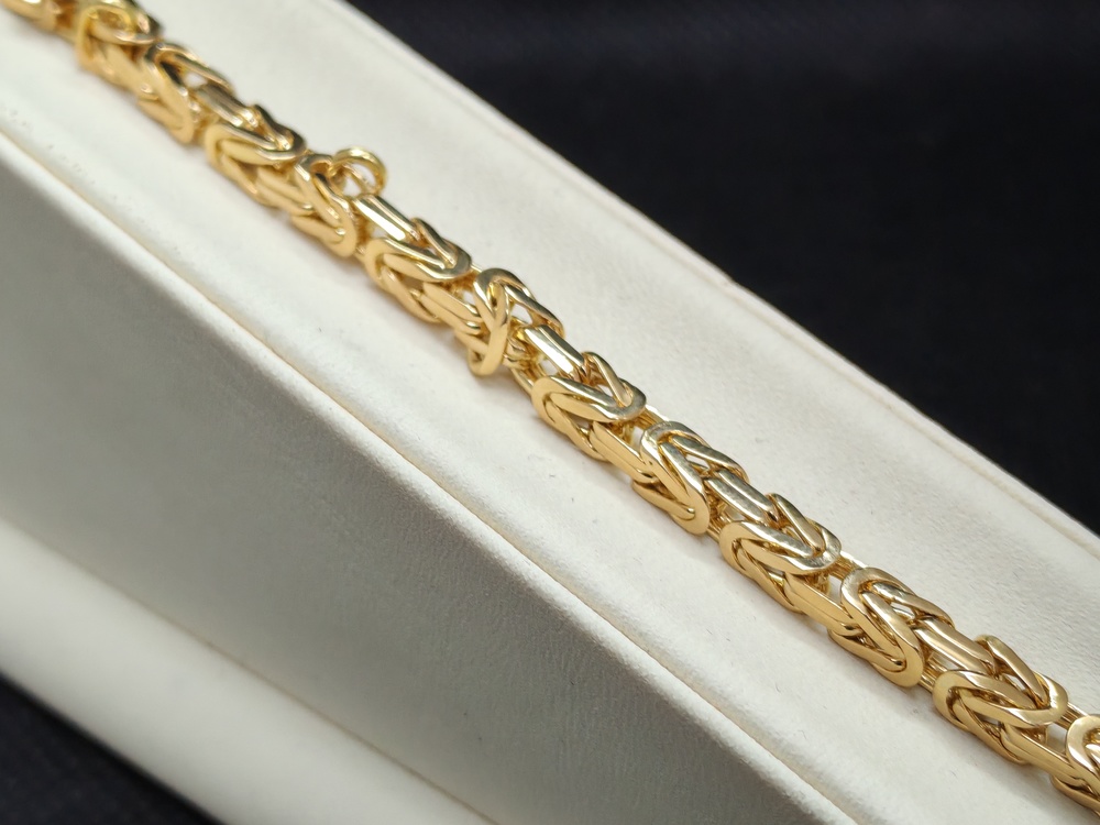 БРАСЛЕТ ПОЛНОВЕСНЫЙ Лисий хвост (Au 750)