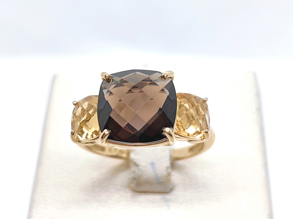 КОЛКМИ585 КОЛЬЦО С КАМНЯМИ (Au 585)