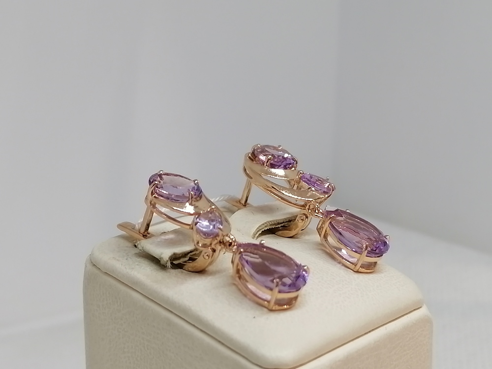 СЕРЬГИ С КАМНЯМИ (Au 585)