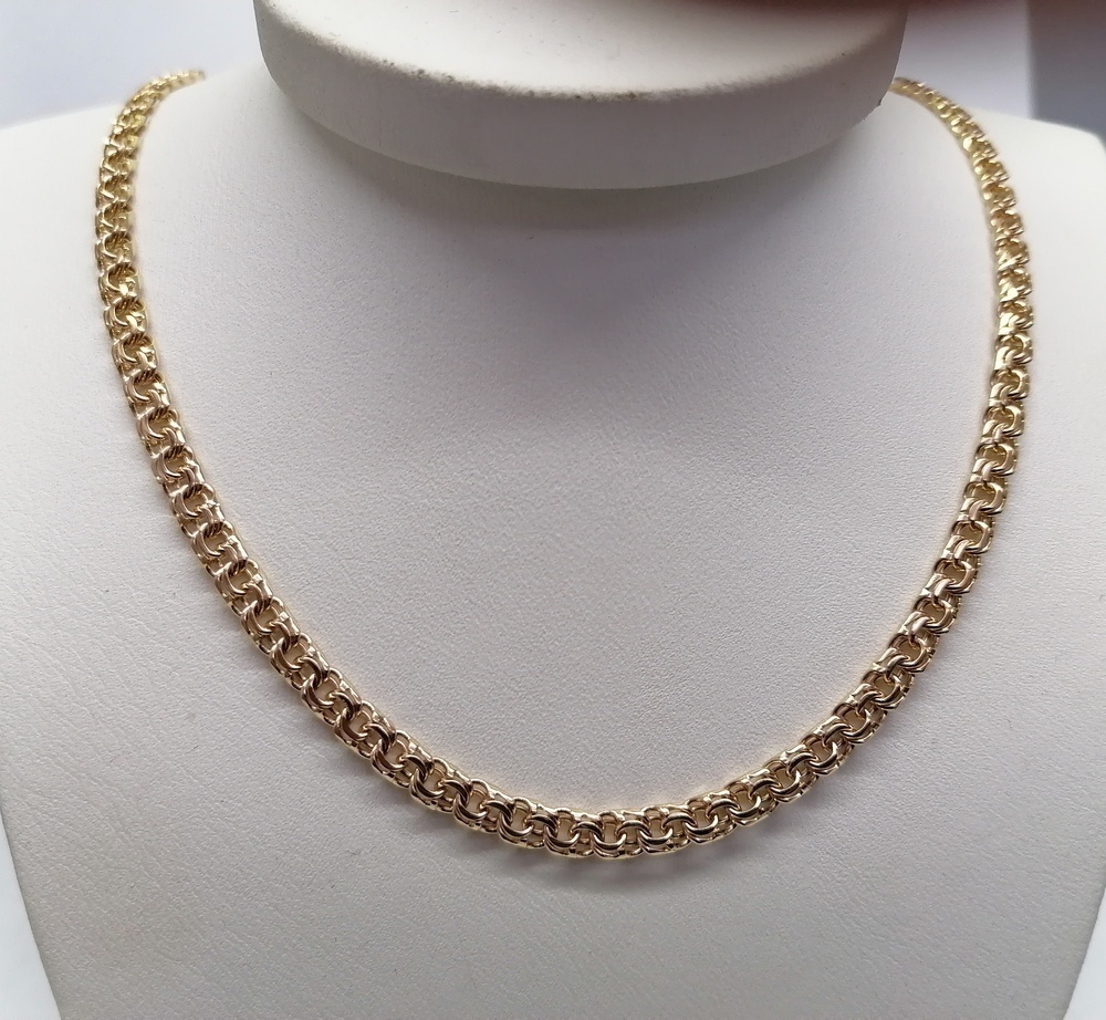 ЦЕПЬ ПОЛНОВЕСНАЯ Бисмарк (Au 585)