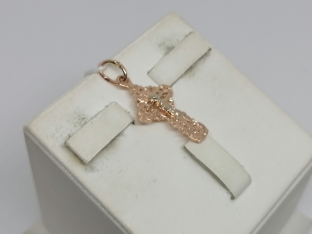 ПОДВЕСКА КРЕСТ БЕЗ КАМНЯ (Au 585)