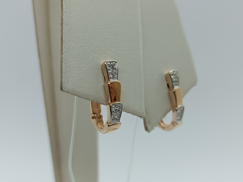 СЕРЬГИ С КАМНЯМИ (Au 585)