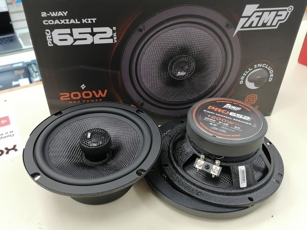 Автоакустика передняя AMP Pro 652 ver.2