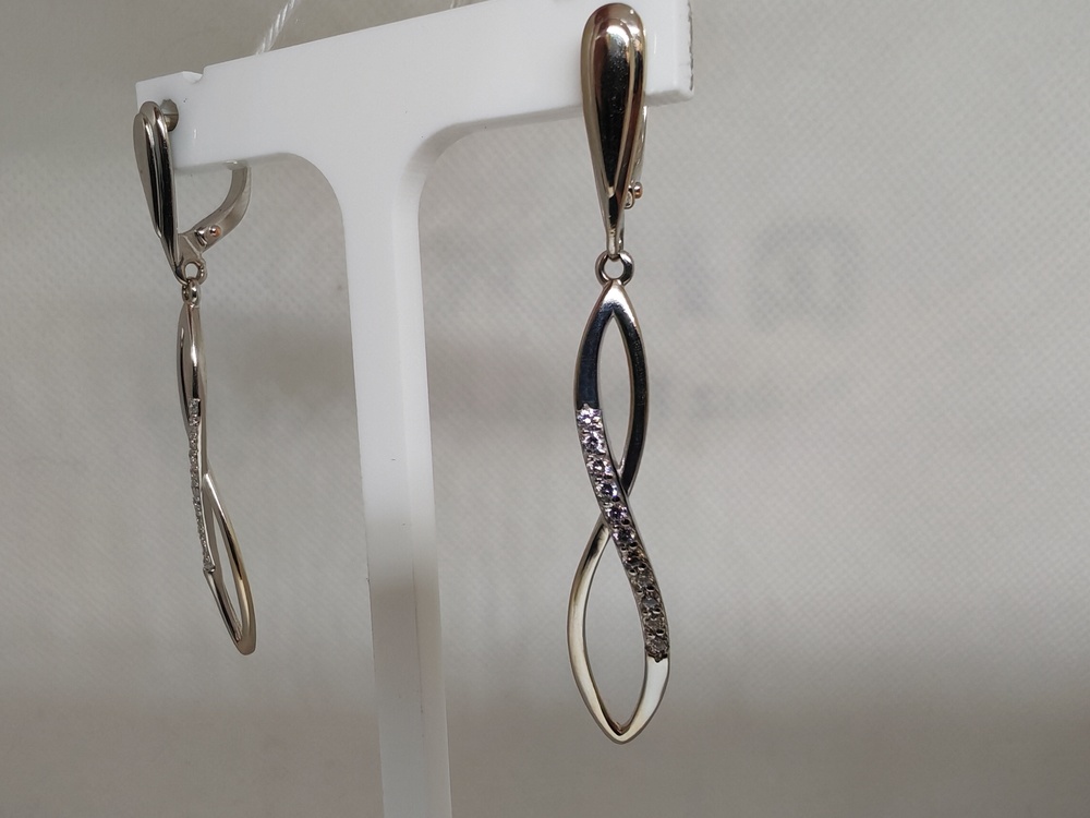 СЕРЬГИ С КАМНЯМИ (Au 585)