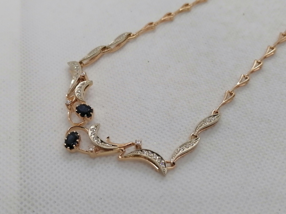 КОЛЬЕ БРИЛЛИАНТ Au 585