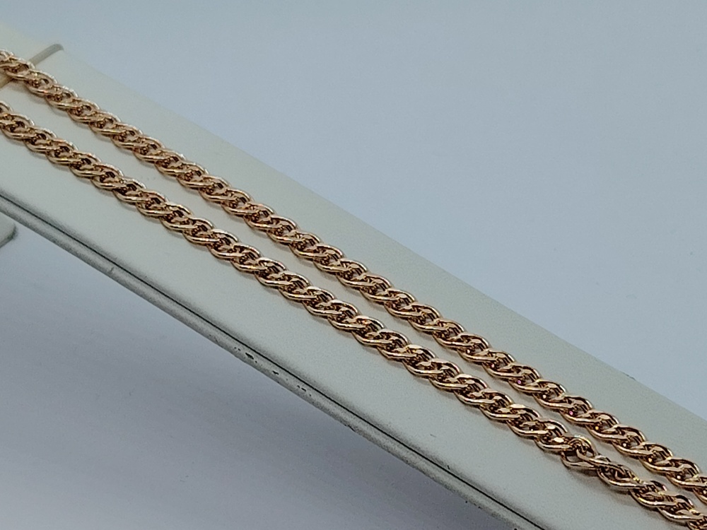 ЦЕПЬ ПУСТОТЕЛАЯ Лав (Au 585)