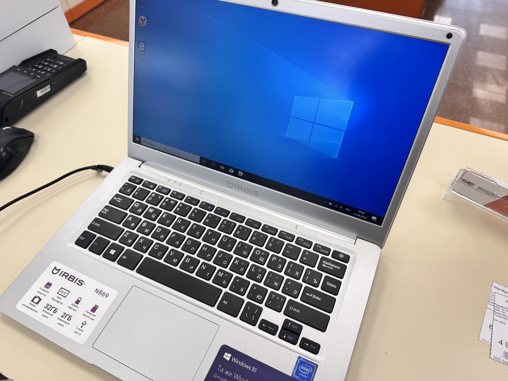 Ноутбук IRBIS nb69; Atom Z3735F, HD Graphics, 2 Гб, Нет, 32 Гб