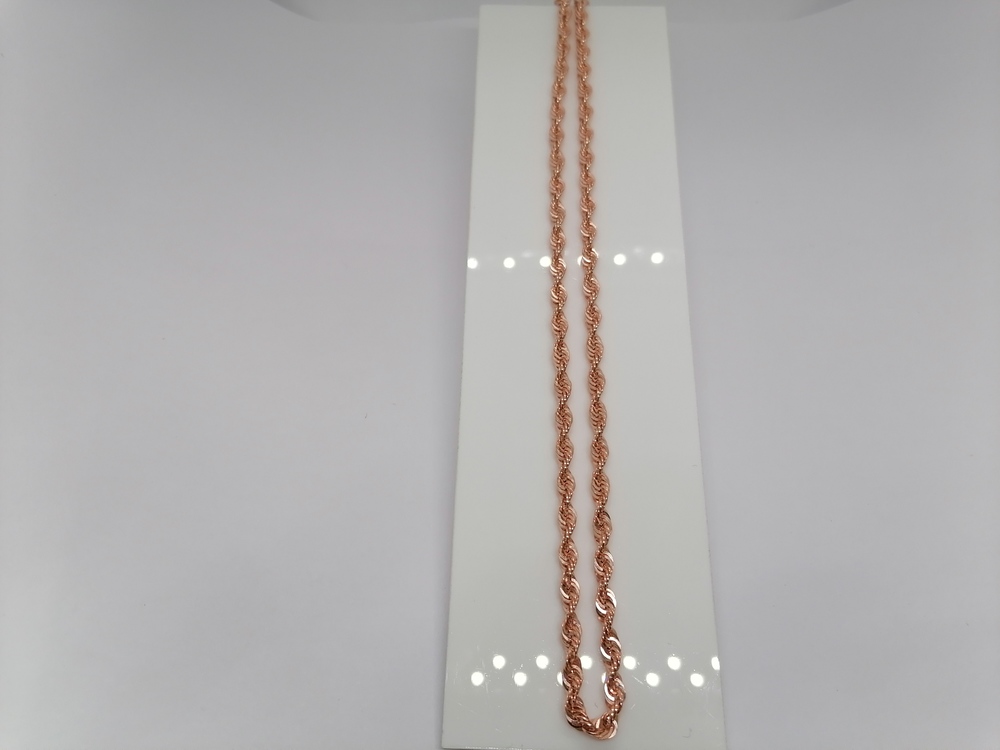 ЦЕПЬ ПУСТОТЕЛАЯ Веревка (Au 585)