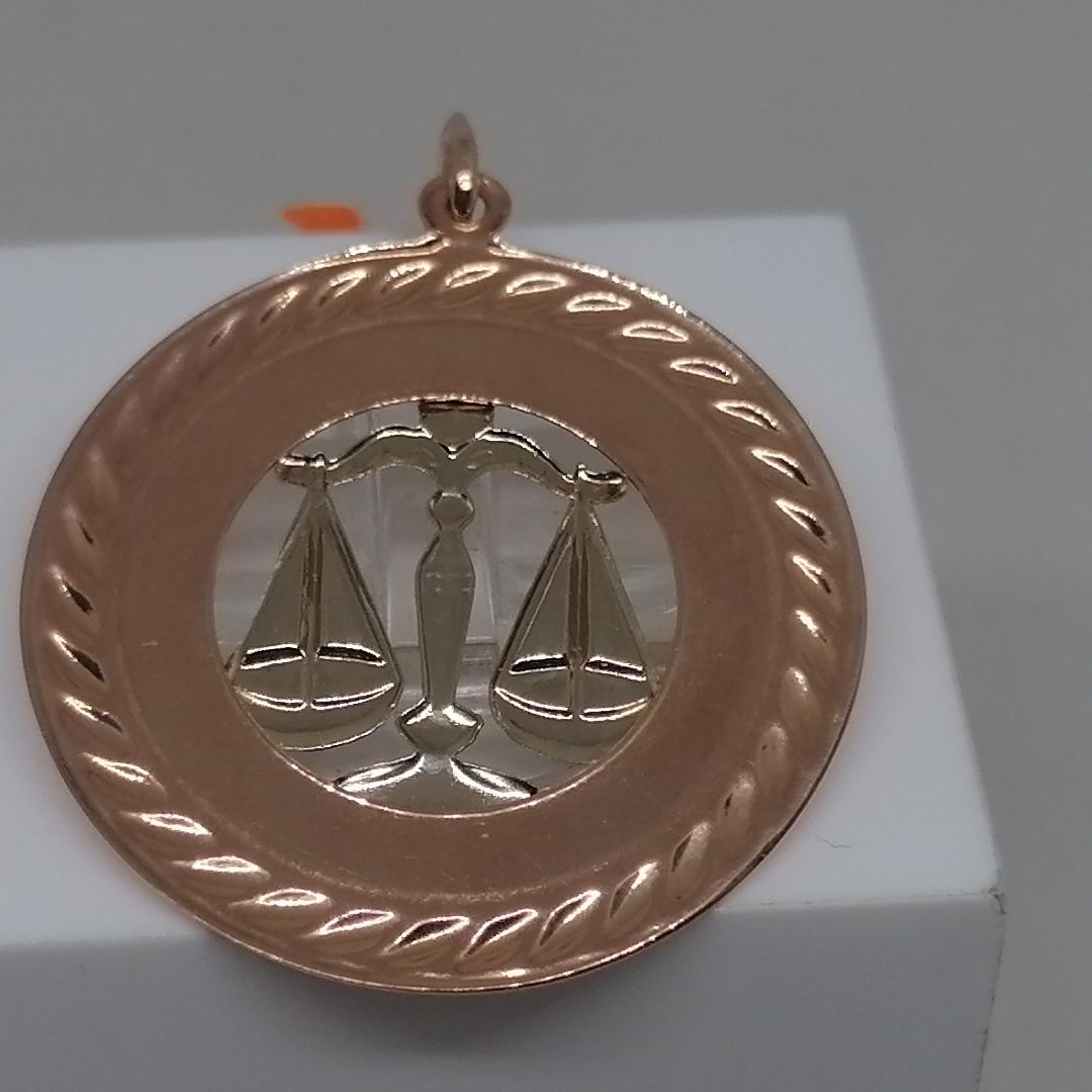 ПОДВЕСКА ЗНАК ЗОДИАКА ВЕСЫ Au 585