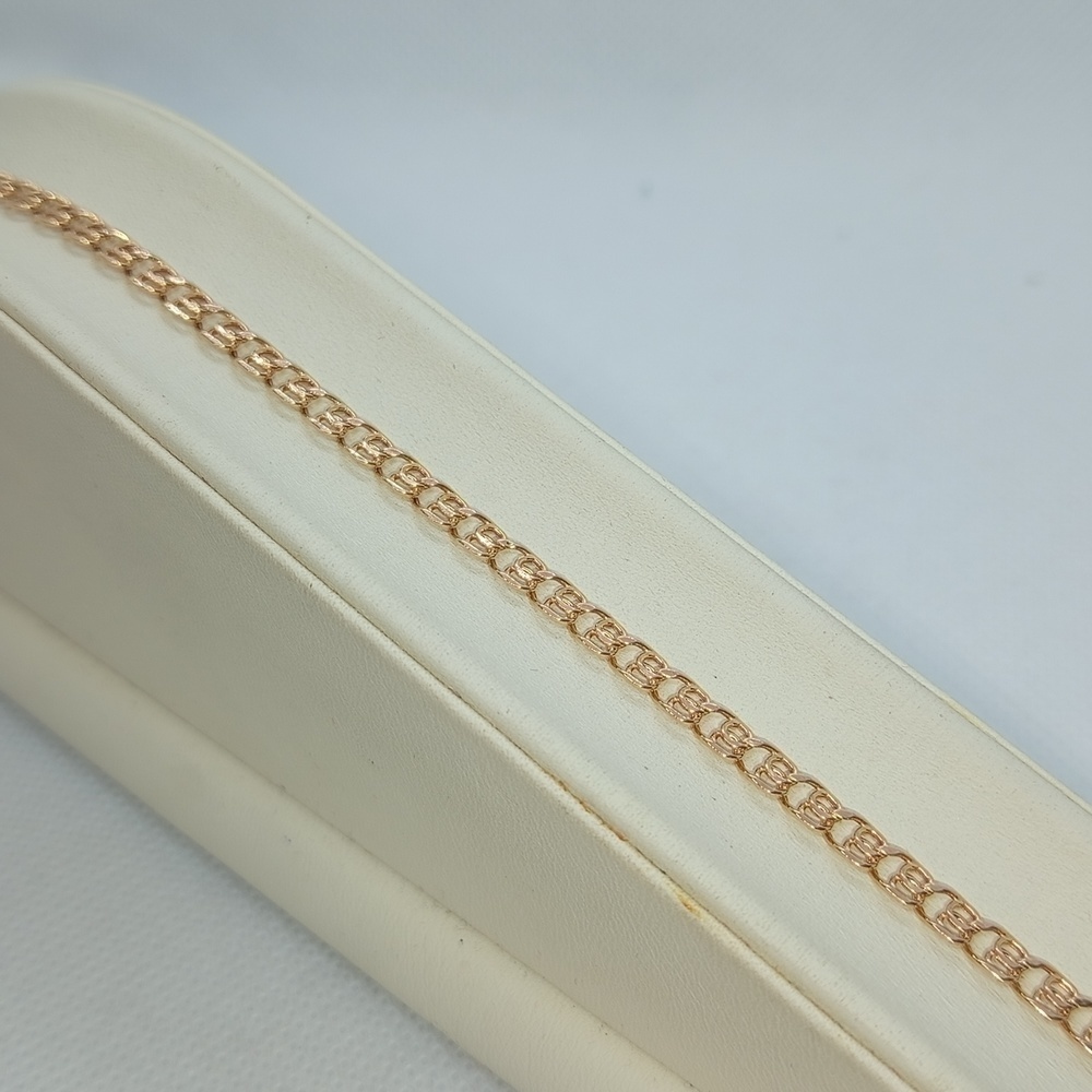 БЛБ585 БРАСЛЕТ ПОЛНОВЕСНЫЙ Бисмарк (Au 585)