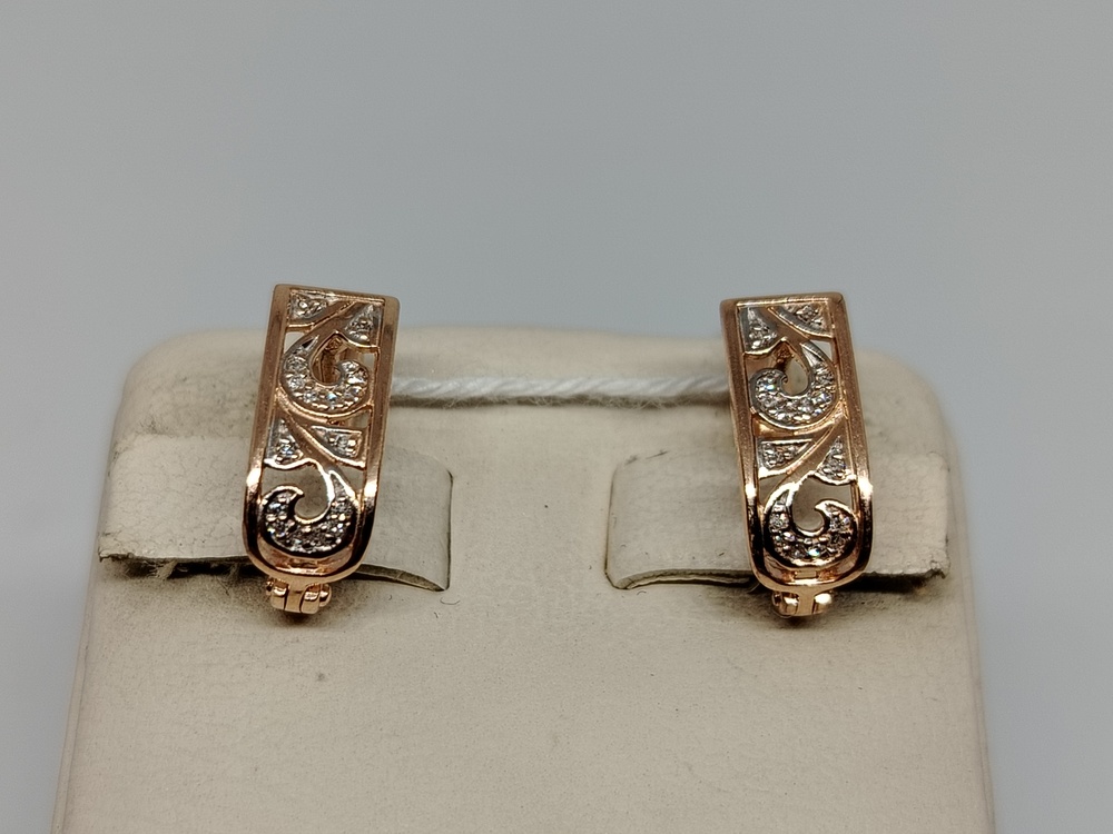 СЕРЬГИ С КАМНЯМИ (Au 585)