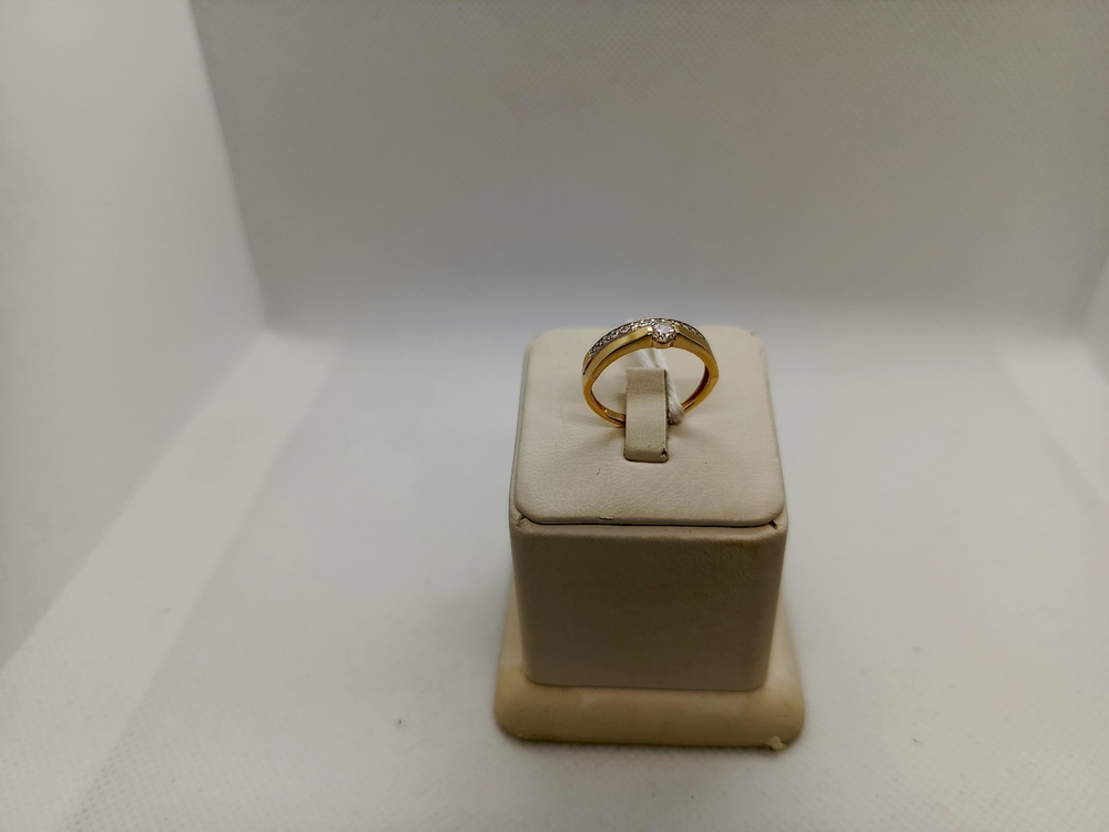 КОЛКМИ585 КОЛЬЦО С КАМНЯМИ (Au 585)
