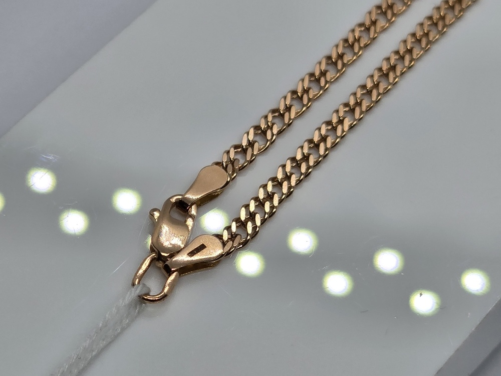 ЦЕПЬ ПОЛНОВЕСНАЯ Ромб двойной (Au 585)