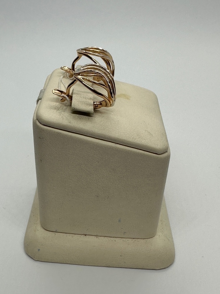 СБКМ585 СЕРЬГИ БЕЗ КАМНЯ (Au 585)