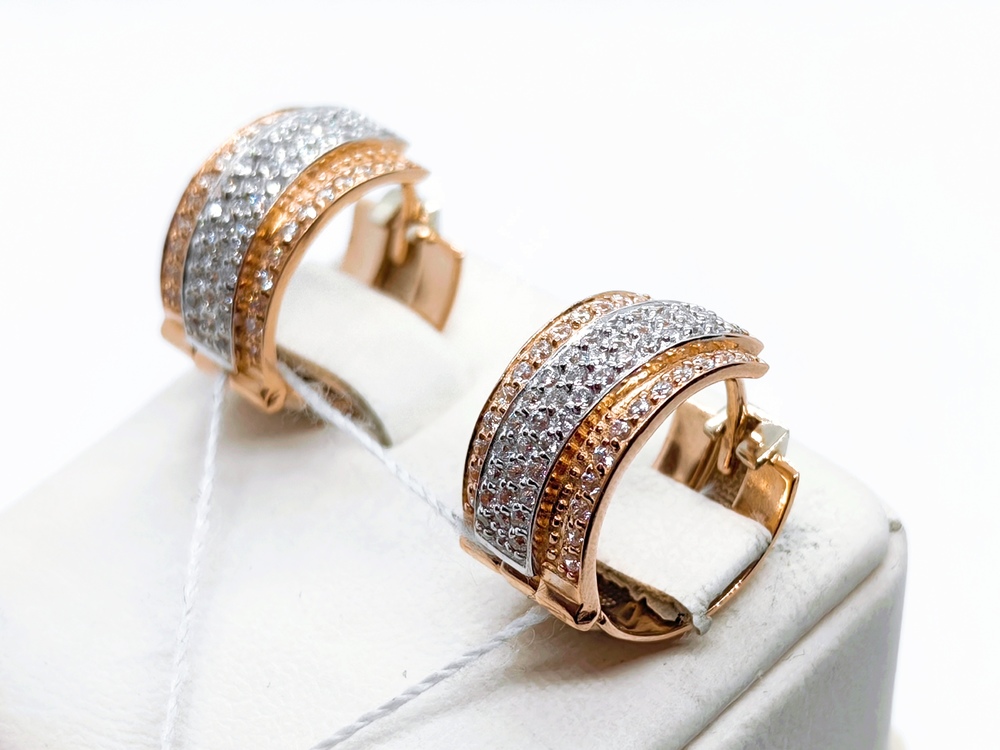 СЕРЬГИ С КАМНЯМИ (Au 585)