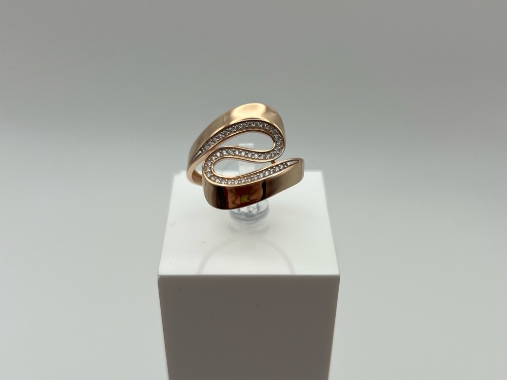 КОЛЬЦО С КАМНЯМИ (Au 585)