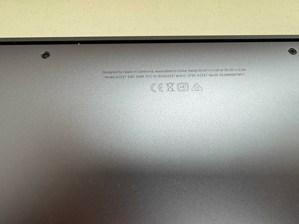Ноутбук Apple MacBook Air (Retina 13 дюймов  M1,A2337) 2020