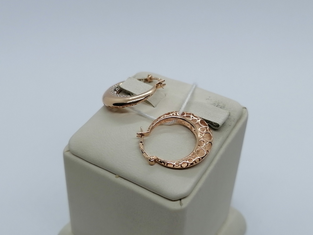СКМИ585 СЕРЬГИ С КАМНЯМИ (Au 585)