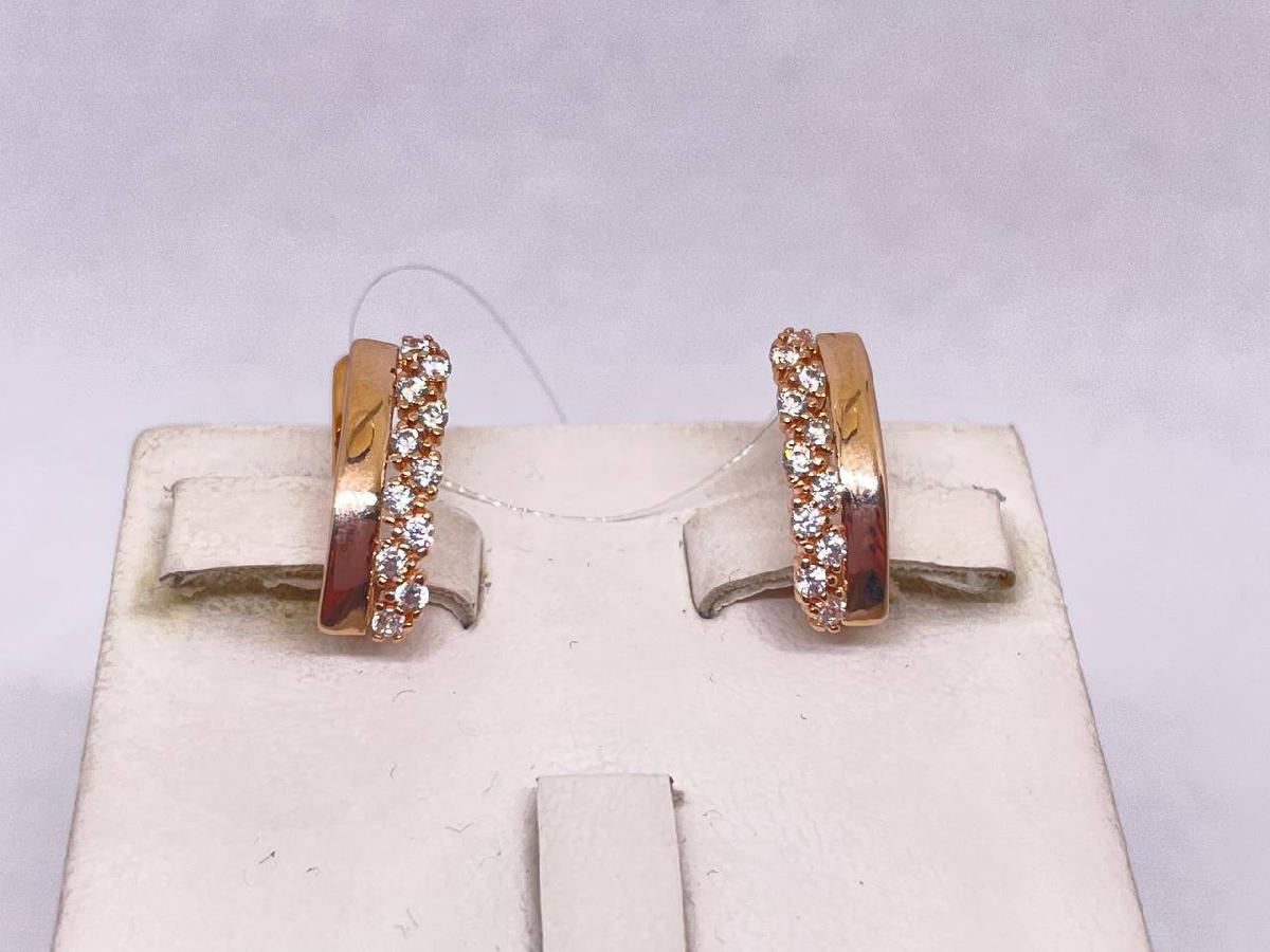 СЕРЬГИ С КАМНЯМИ (Au 585)