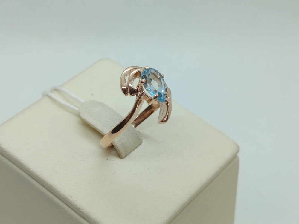 КОЛКМ585 КОЛЬЦО С КАМНЕМ (Au 585)