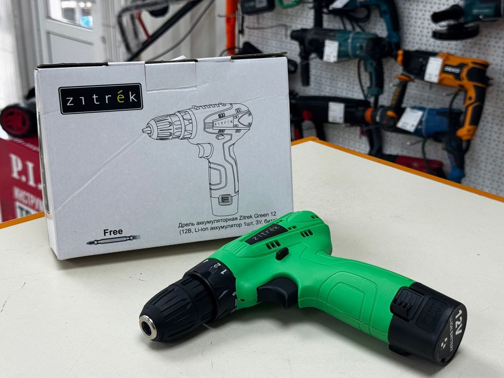Шуруповерт Zitrek Green 12v