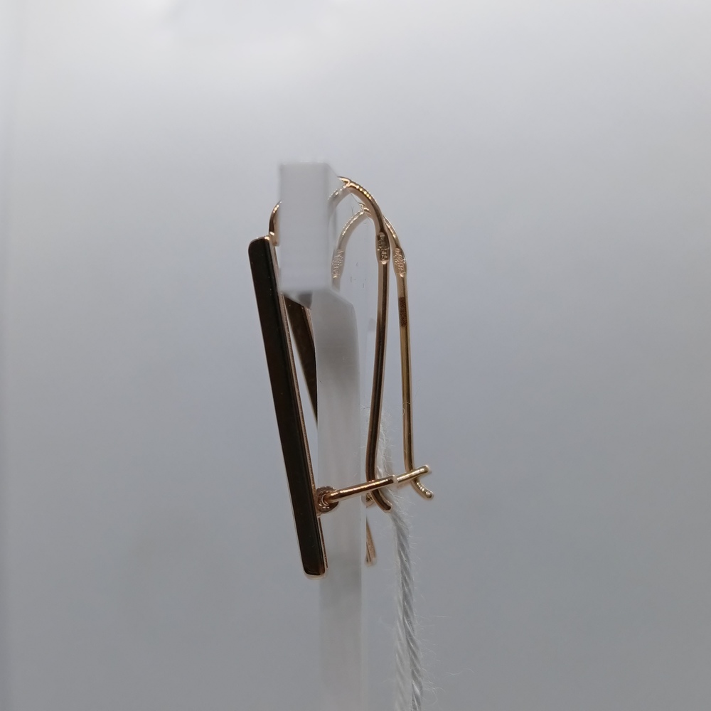 СБКМ585 СЕРЬГИ БЕЗ КАМНЯ (Au 585)