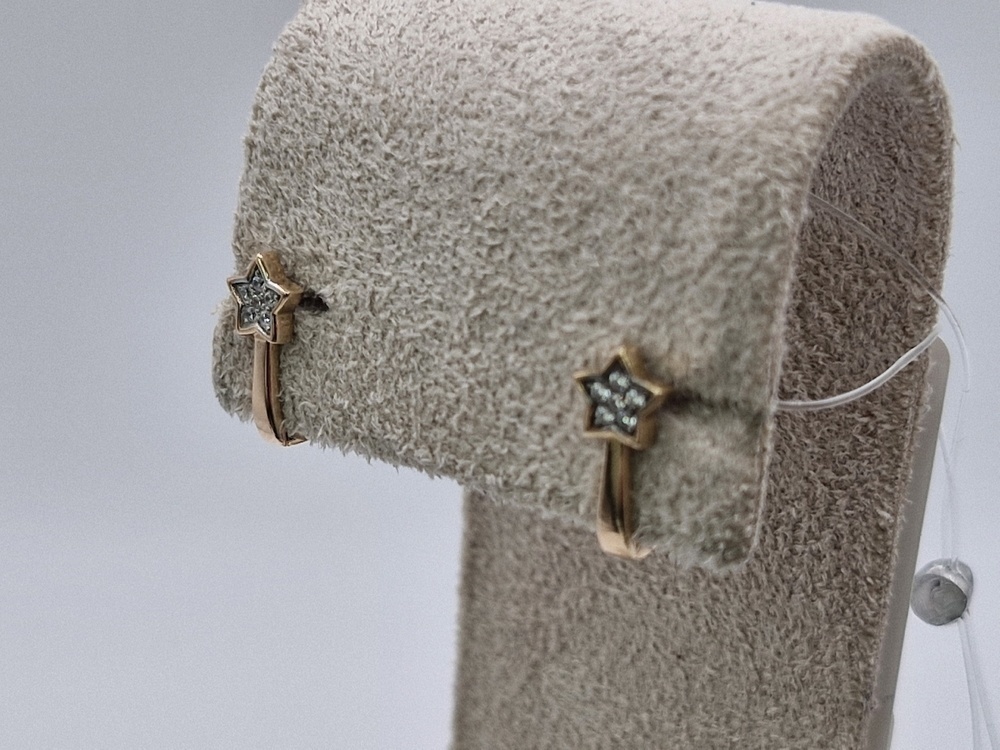 СЕРЬГИ С КАМНЯМИ (Au 585)