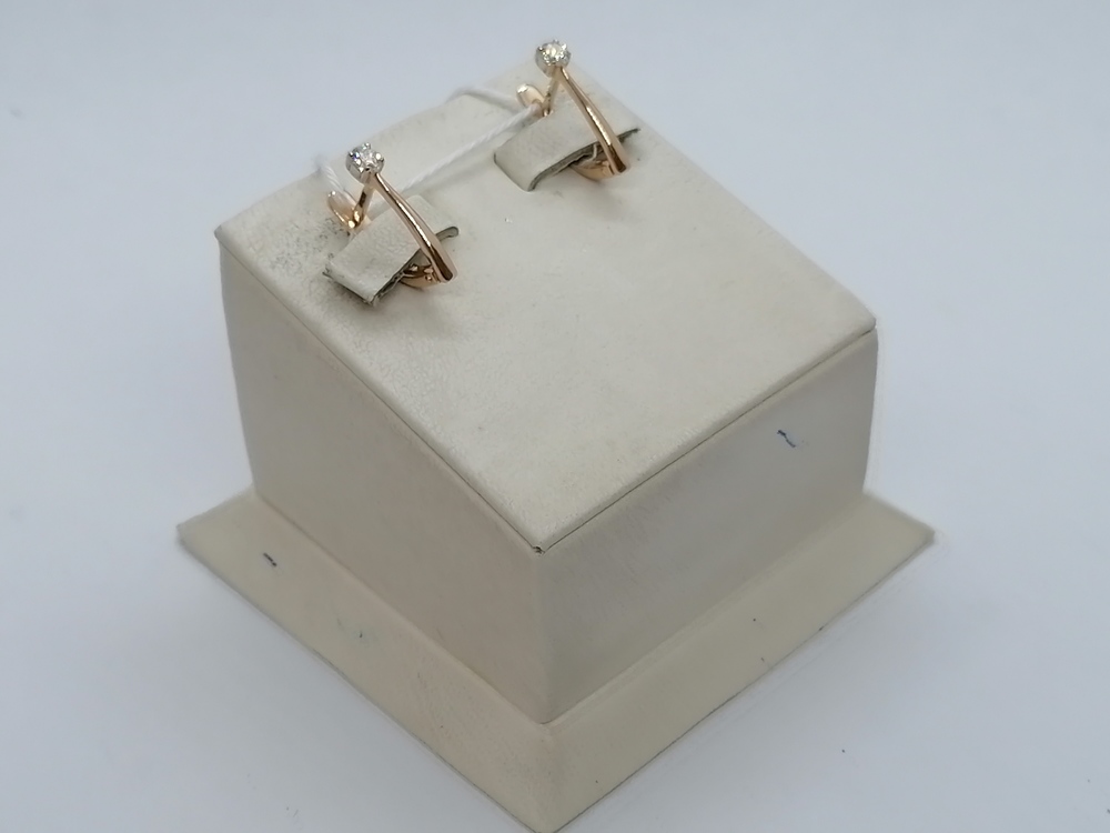 СЕРЬГИ БРИЛЛИАНТ (Au 585)