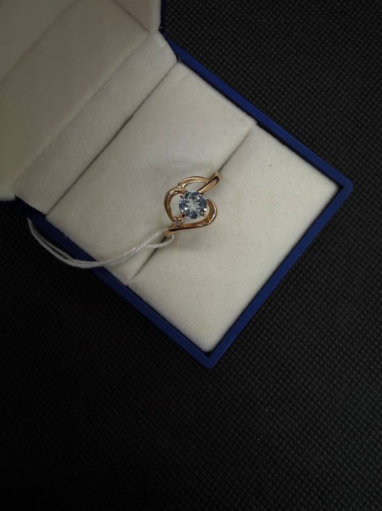 КОЛЬЦО С КАМНЯМИ (Au 585)