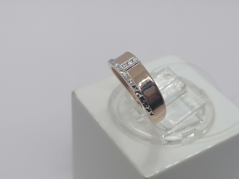 КОЛЬЦО С КАМНЯМИ (Au 585)