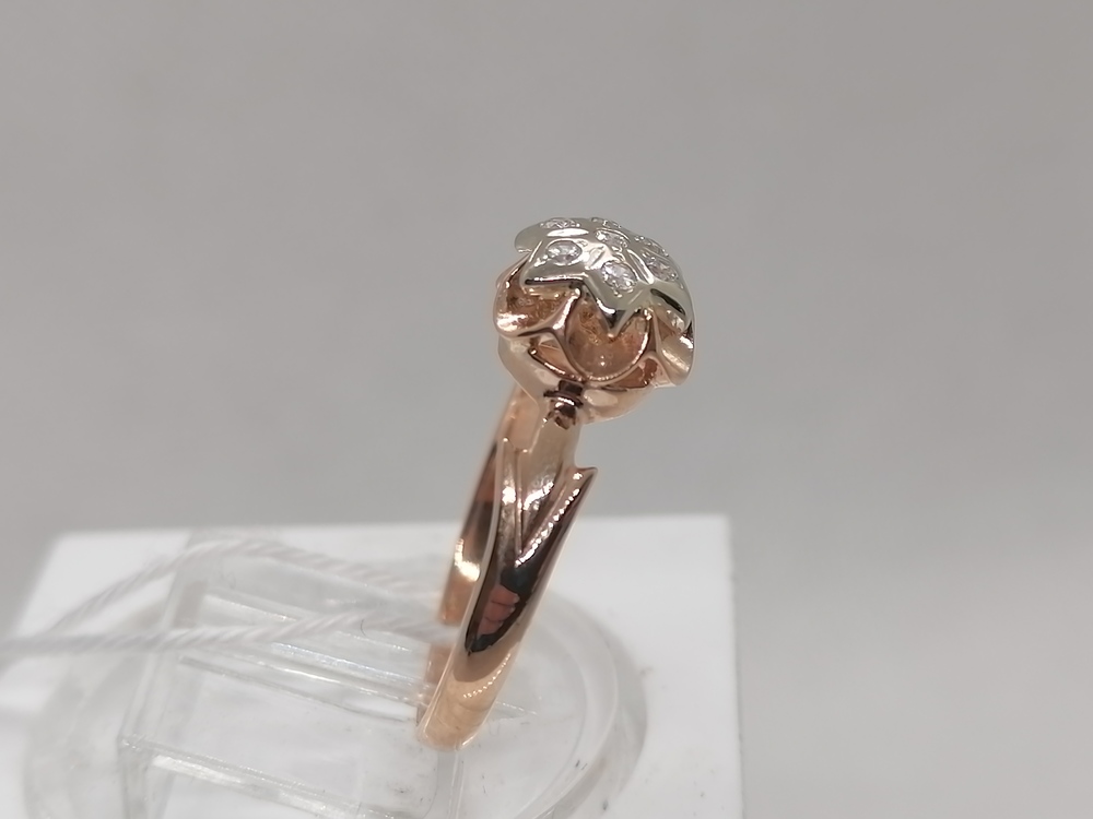 КОЛКМИ585 КОЛЬЦО С КАМНЯМИ (Au 585)