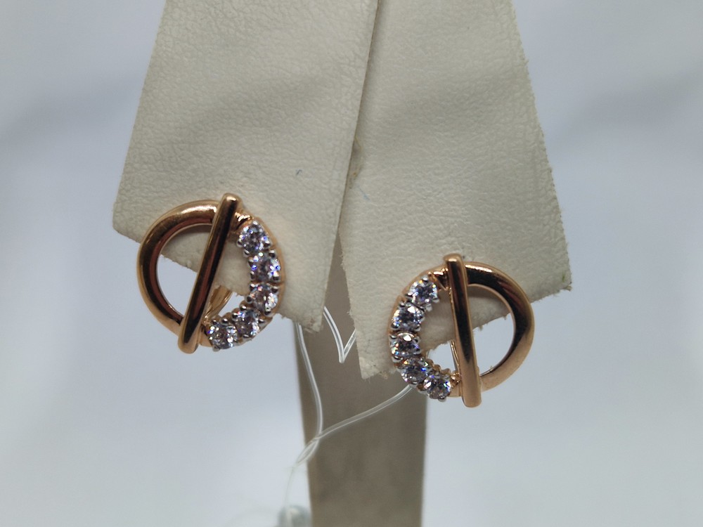 СЕРЬГИ С КАМНЯМИ (Au 585)