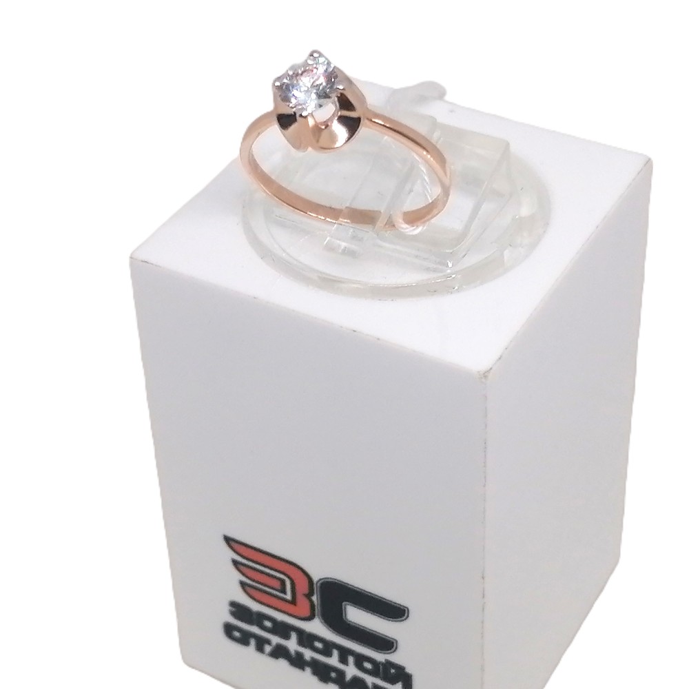 КОЛКМ585 КОЛЬЦО С КАМНЕМ (Au 585)