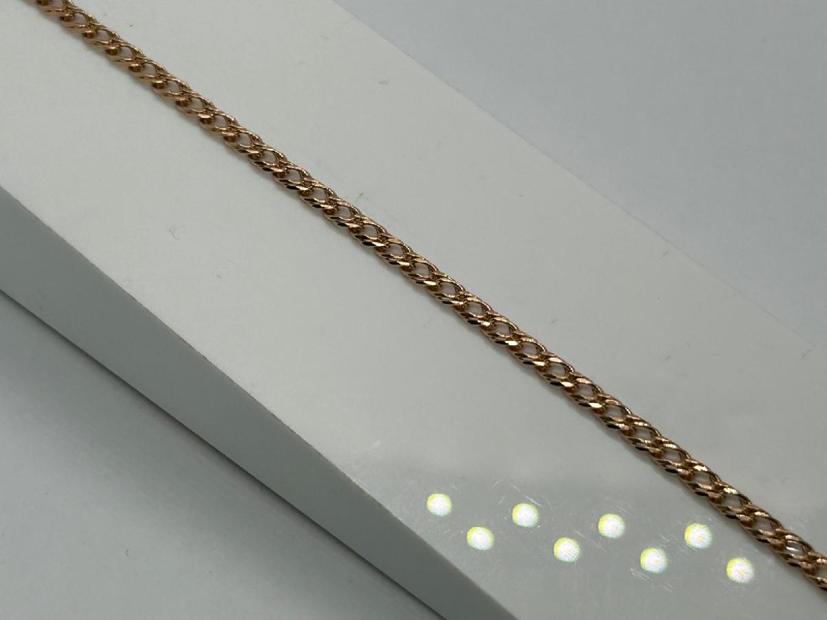 БРАСЛЕТ ПОЛНОВЕСНЫЙ Ромб двойной Au 585