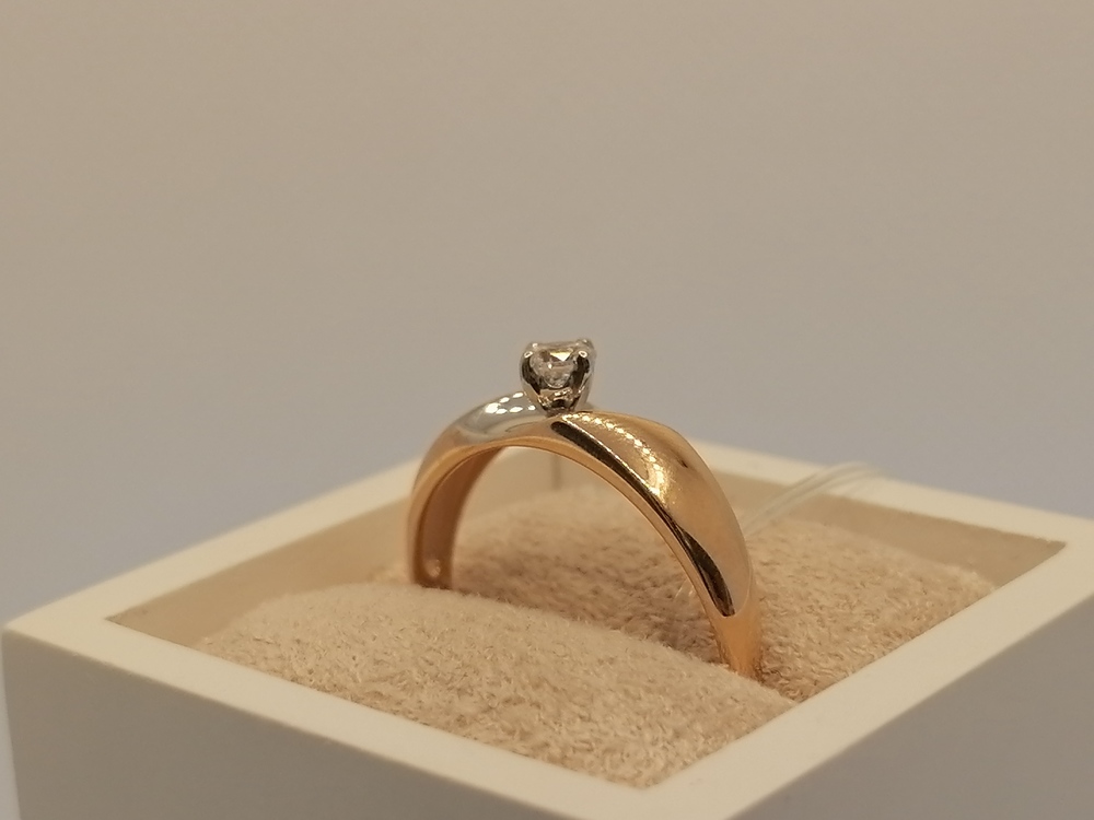 КОЛЬЦО С КАМНЕМ (Au 585)