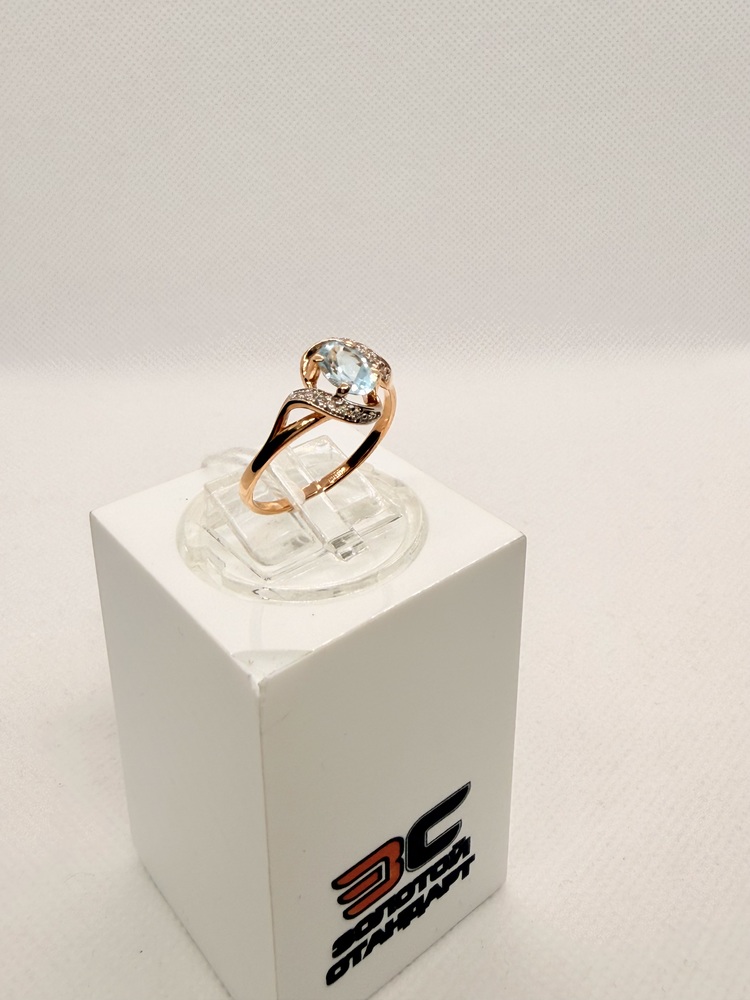 КОЛКМИ585 КОЛЬЦО С КАМНЯМИ (Au 585)