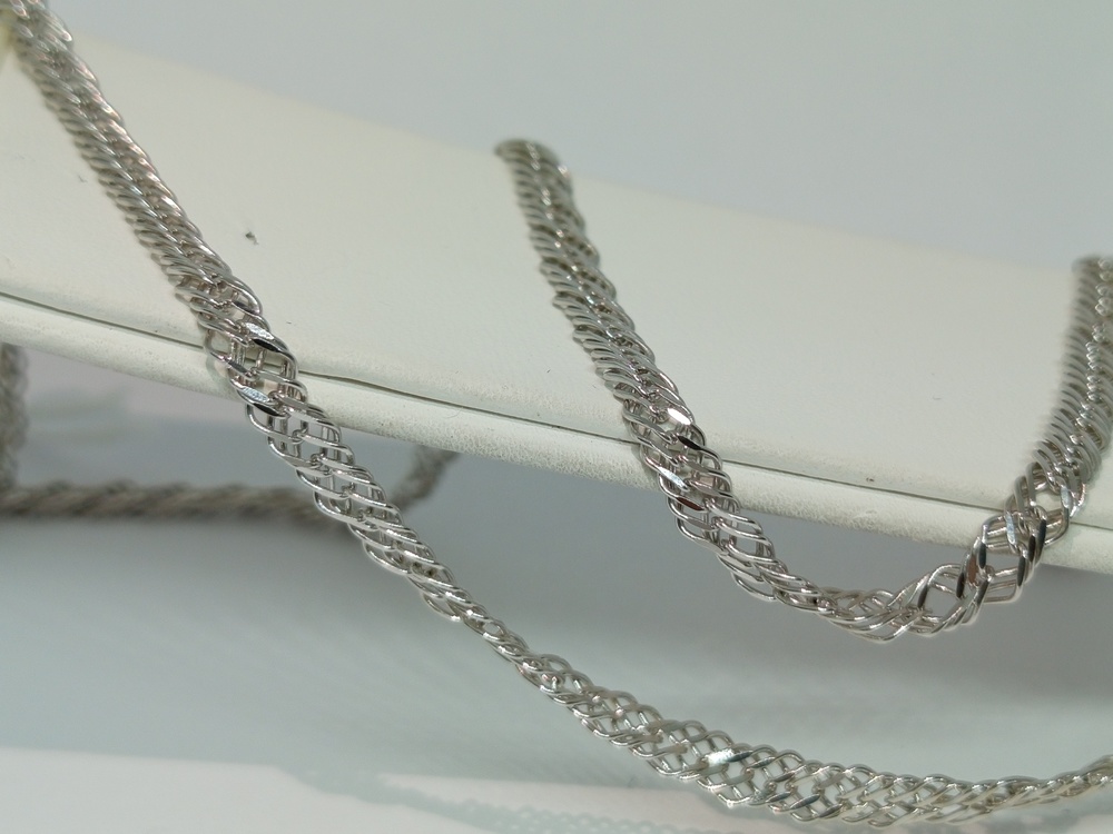 ЦЛР3585 ЦЕПЬ ПОЛНОВЕСНАЯ Ромб тройной (Au 585)