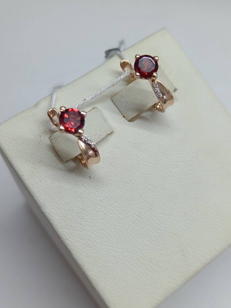 СЕРЬГИ С КАМНЯМИ (Au 585)