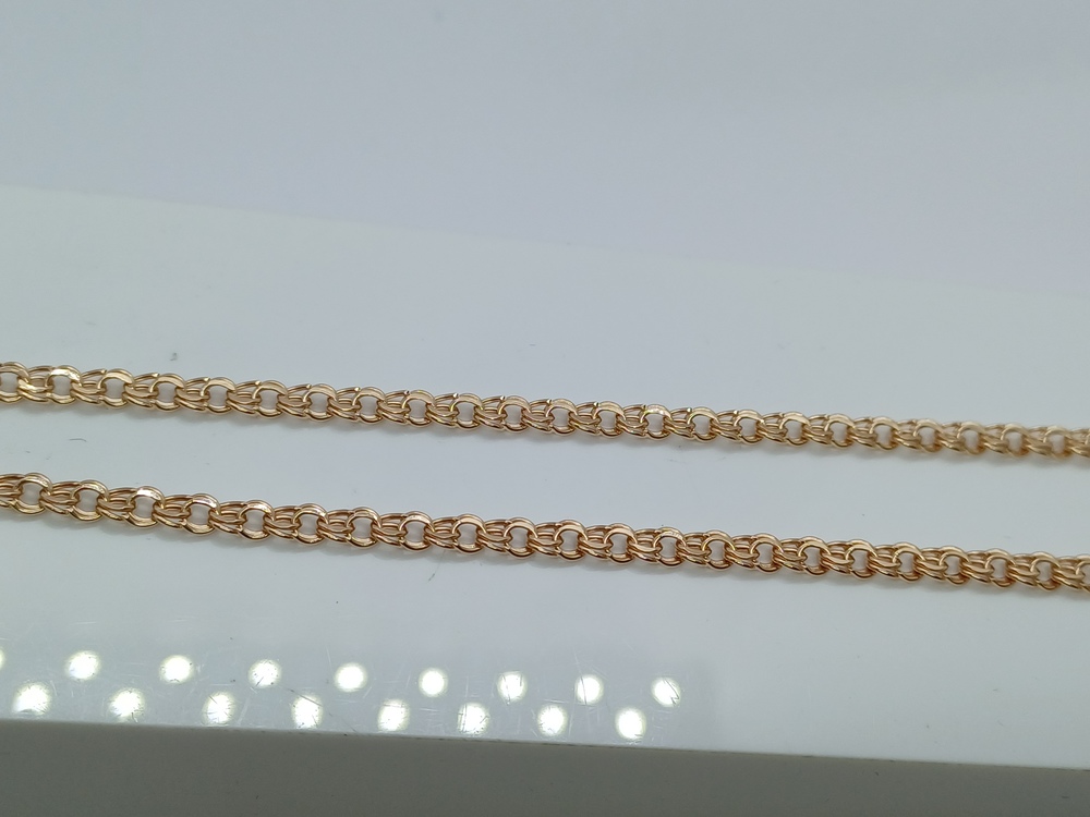 ЦПБС585 ЦЕПЬ ПУСТОТЕЛАЯ Бисмарк (Au 585)