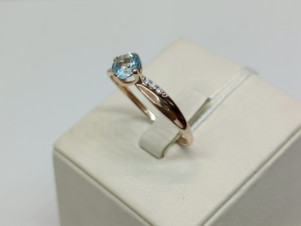 КОЛКМИ585 КОЛЬЦО С КАМНЯМИ (Au 585)