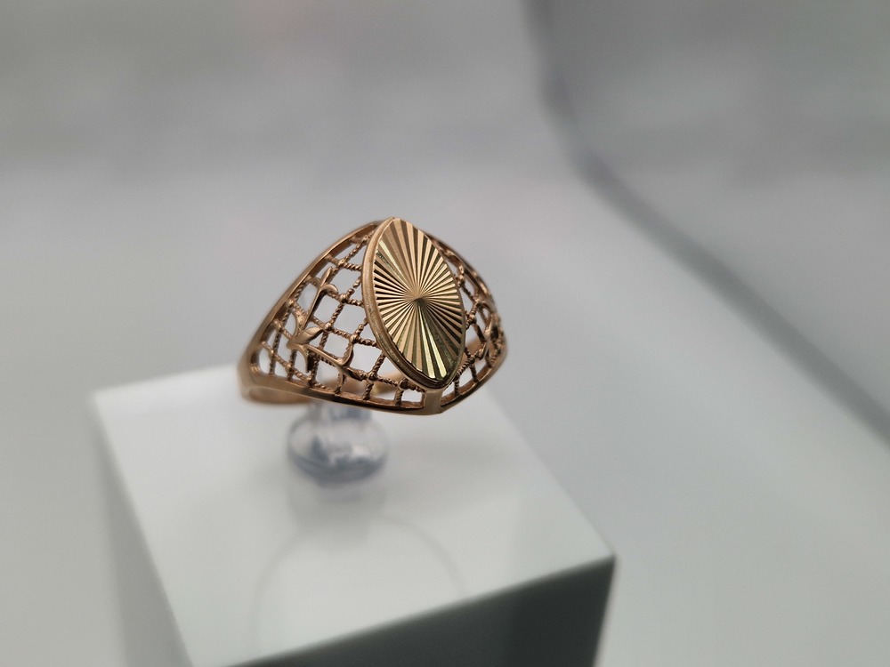 КОЛБКМ585 КОЛЬЦО БЕЗ КАМНЯ (Au 585)