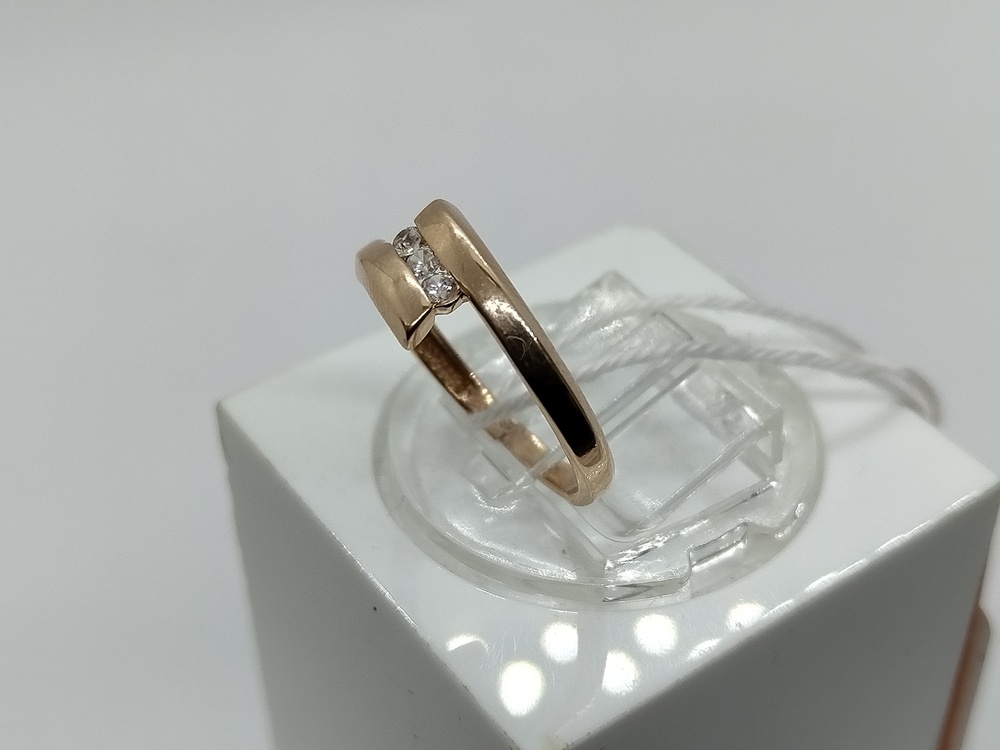 КОЛКМИ585 КОЛЬЦО С КАМНЯМИ (Au 585)