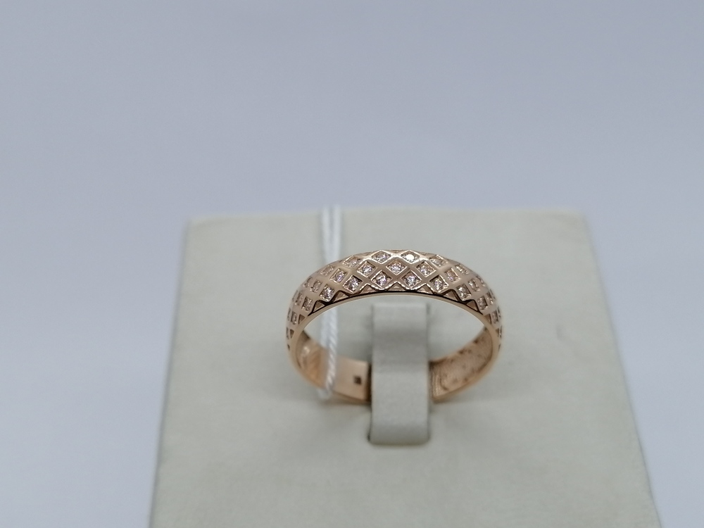 КОЛКМИ585 КОЛЬЦО С КАМНЯМИ (Au 585)