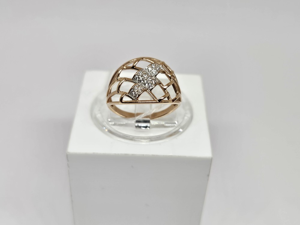 КОЛКМИ585 КОЛЬЦО С КАМНЯМИ (Au 585)