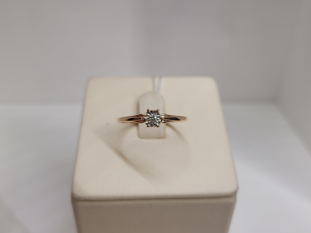 КОЛЬЦО БРИЛЛИАНТ Au 585