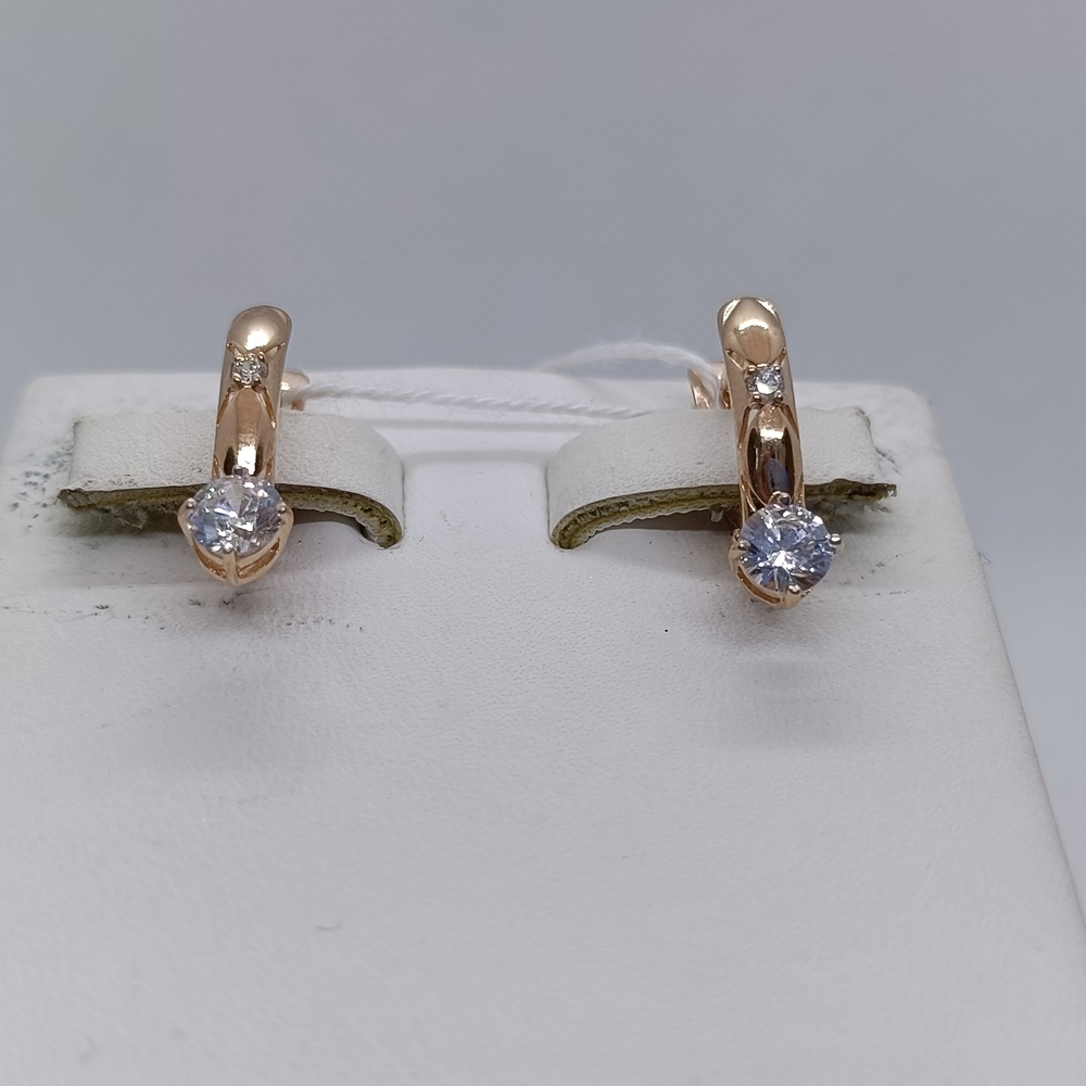 СЕРЬГИ С КАМНЯМИ (Au 585)