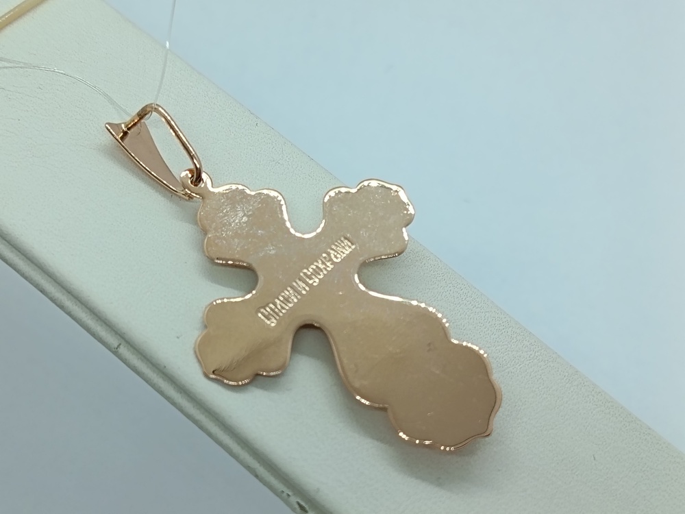 ПОДВЕСКА КРЕСТ (Au 585)