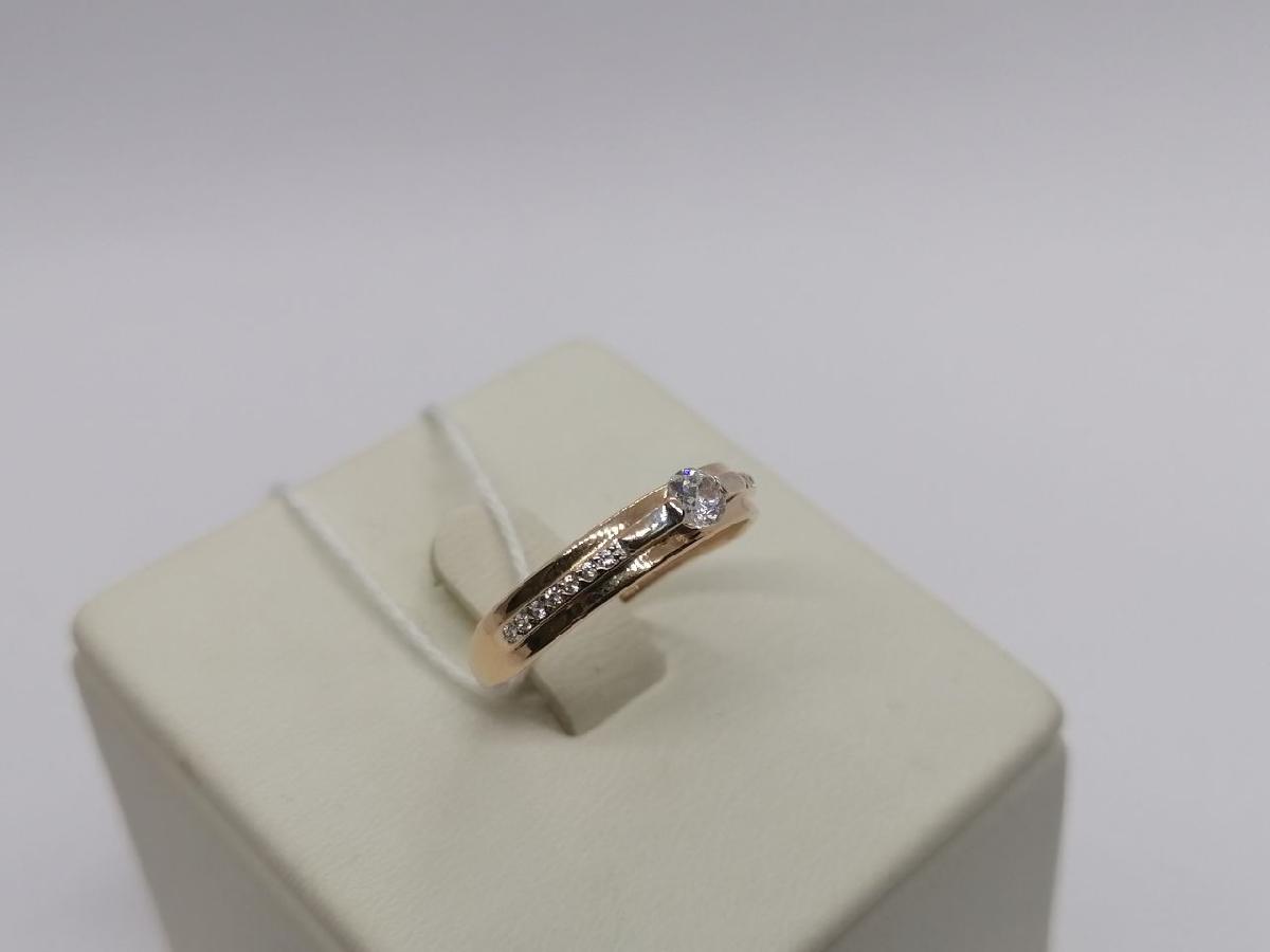 КОЛКМИ585 КОЛЬЦО С КАМНЯМИ (Au 585)